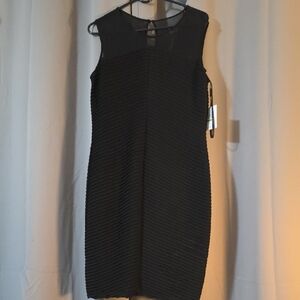 Calvin Klein Black Sleeveless Mini Dress